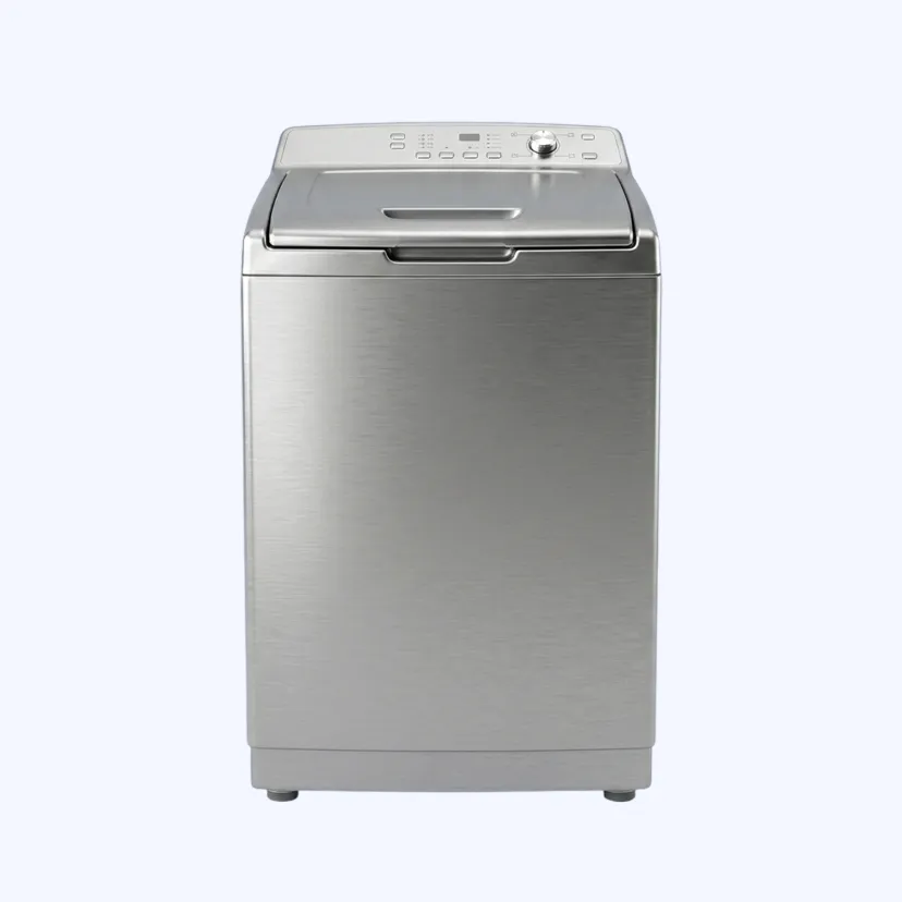 Машина с вертикальной загрузкой LuxGen WD-800, цвет серебро