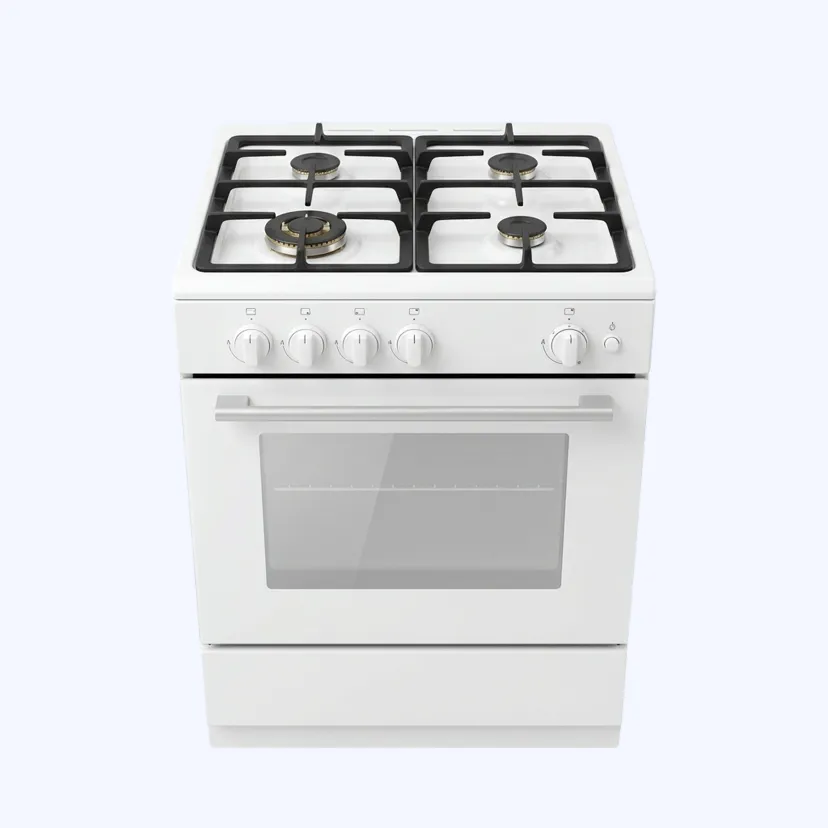 Плита газовая CookLine CL-6100, цвет белый